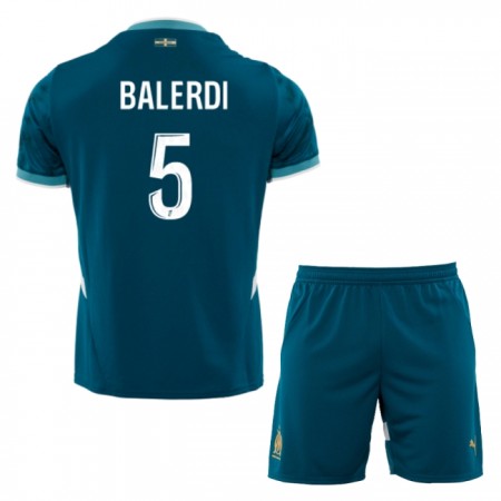 Tenue Enfant Olympique de Marseille Balerdi 5 Exterieur 2024-25 (+ Short)